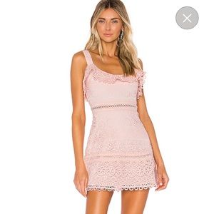 Lovers + Friends pink dress